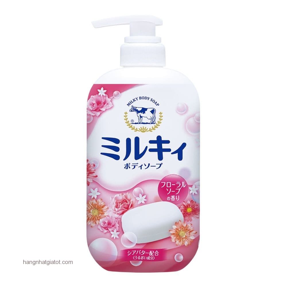 Sữa tắm Milky Body Soap hương hoa 550ml