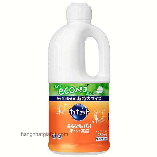 Nước rửa bát KAO 1.2500ml hƯƠNG CAM