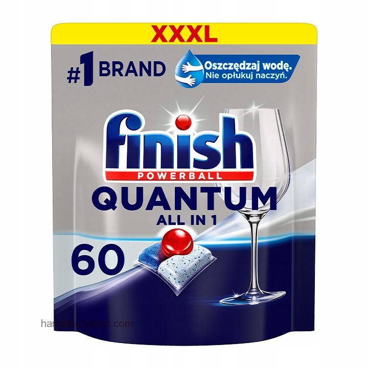 Viên rửa bát Finish Quantum All in 1 hương tự nhiên 60 viên