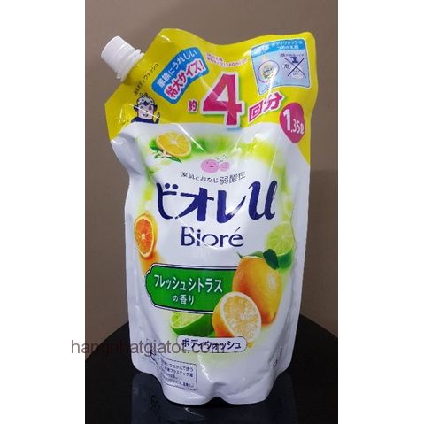 Sữa tắm Biore 1350ml- Nhật Bản