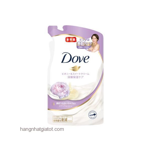 Sữa tắm DOVE hoa mẫu đơn 480ml