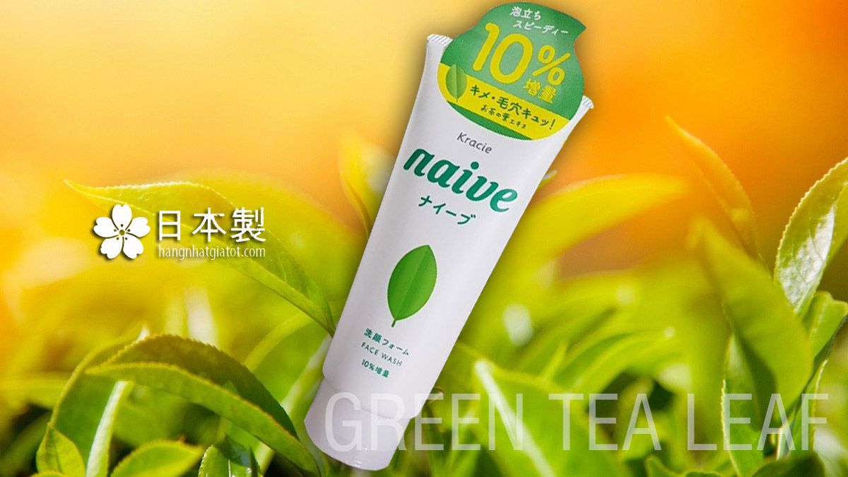 Sữa rửa mặt Naive Green Tea