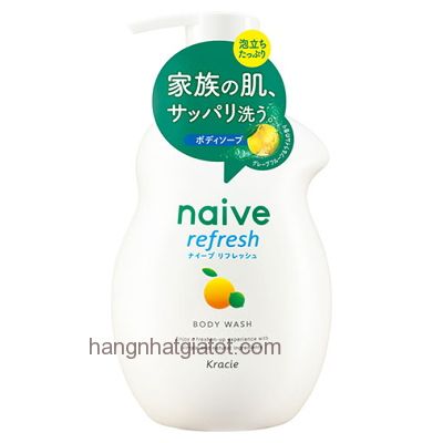 Sữa tắm Naive Refresh Body Soap 530ml
