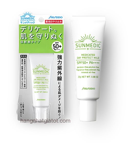 Kem chống nắng Shiseido Sunmedic UV Medicinal Day Protect Mild 25g
