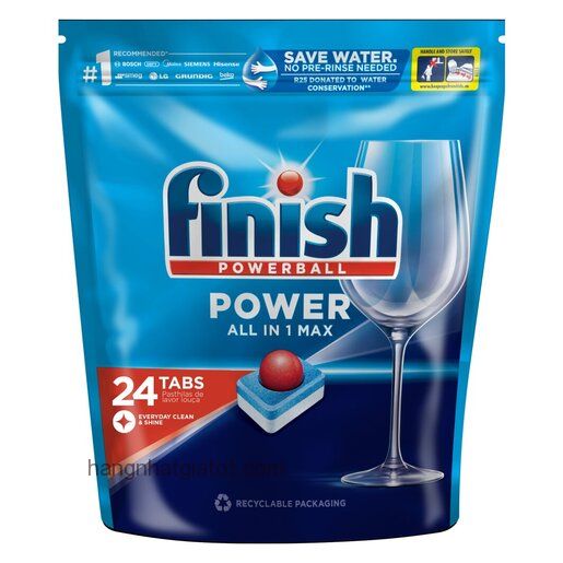 Viên rửa bát Finish All in 1 Max 24 Viên -BA LAN