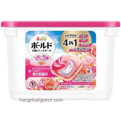 Viên giặt đậm đặc Gel Ball 4D Premium Blossom Body (14 viên) 