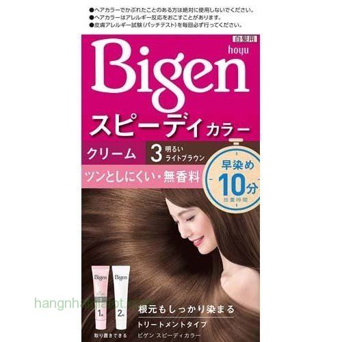 Thuốc nhuộm tóc Bigen Nhật Bản Speedy số 3