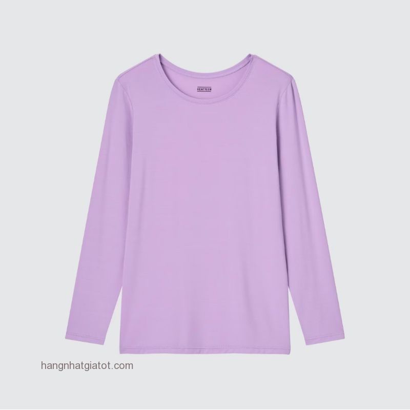 Áo giữ nhiệt Heattech UNIQLO siêu ấm- Nhật bản (71 PURPLE-Tím)